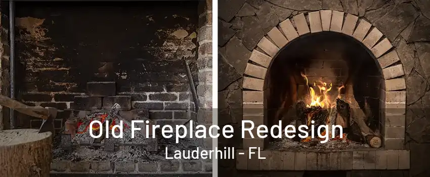 Old Fireplace Redesign Lauderhill - FL