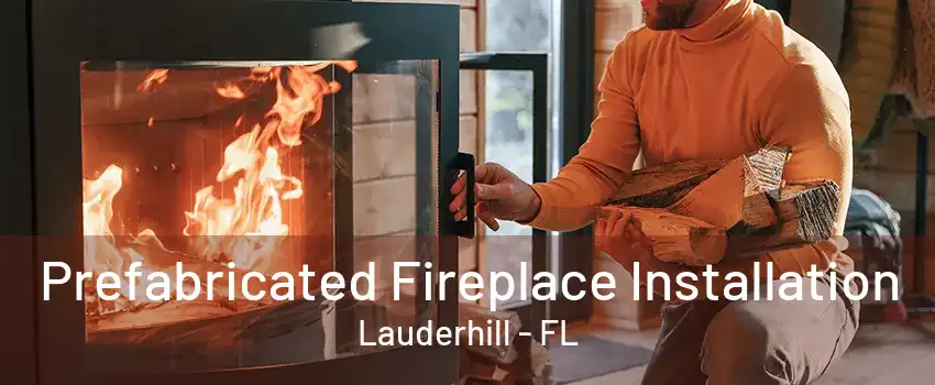 Prefabricated Fireplace Installation Lauderhill - FL